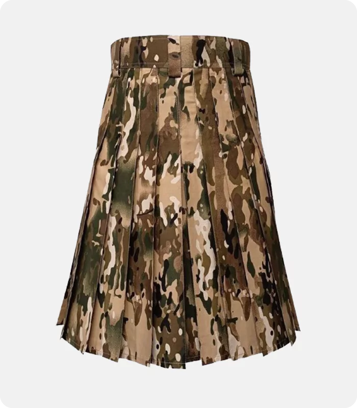 Custom Made Multicam Tactical Kilt Back