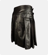 Custom Made Standard Scottish Leather Utility Kilt Left Side