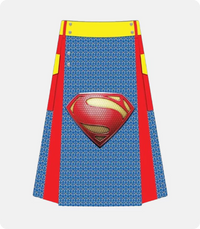 Custom Made Superman Hybrid Kilt