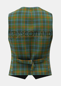 Custom Made O_Brien Tartan Waistcoat