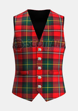 Custom Made Body Modern Tartan Waistcoat