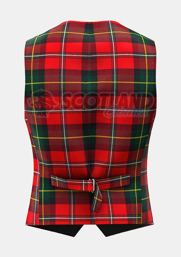 Custom Made Body Modern Tartan Waistcoat