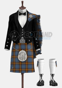 Custom Made County Sligo Tartan Prince Charlie Kilt Outfit
