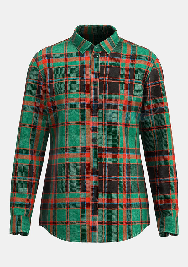 Custom Made Cuming Hunting Axcient Tartan Shirt