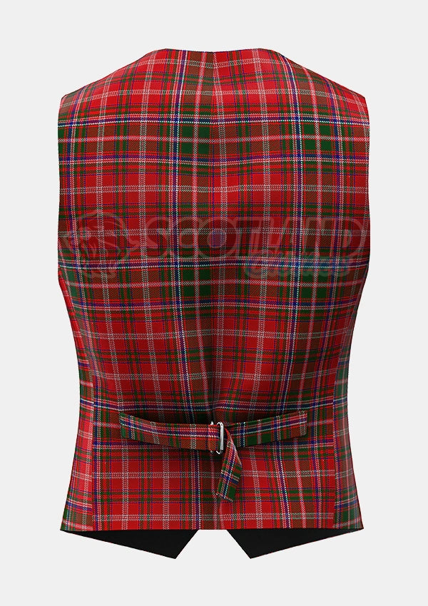 Custom Made Macdougall Tartan Waistcoat