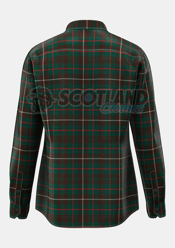 Custom Made Mackinnon ancient hunting tartan Shirt