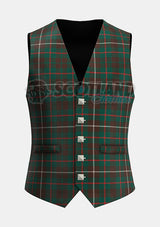 Custom Made Mackinnon ancient hunting tartan Waistcoat