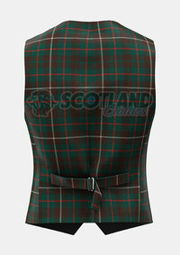 Custom Made Mackinnon ancient hunting tartan Waistcoat
