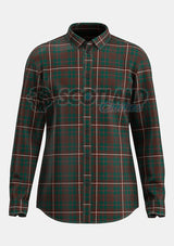 Custom Made Mackinnon hunting modern tartan Shirt