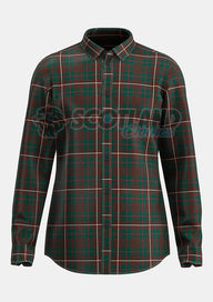 Custom Made Mackinnon hunting modern tartan Shirt