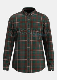 Custom Made Mackinnon hunting modern tartan Shirt