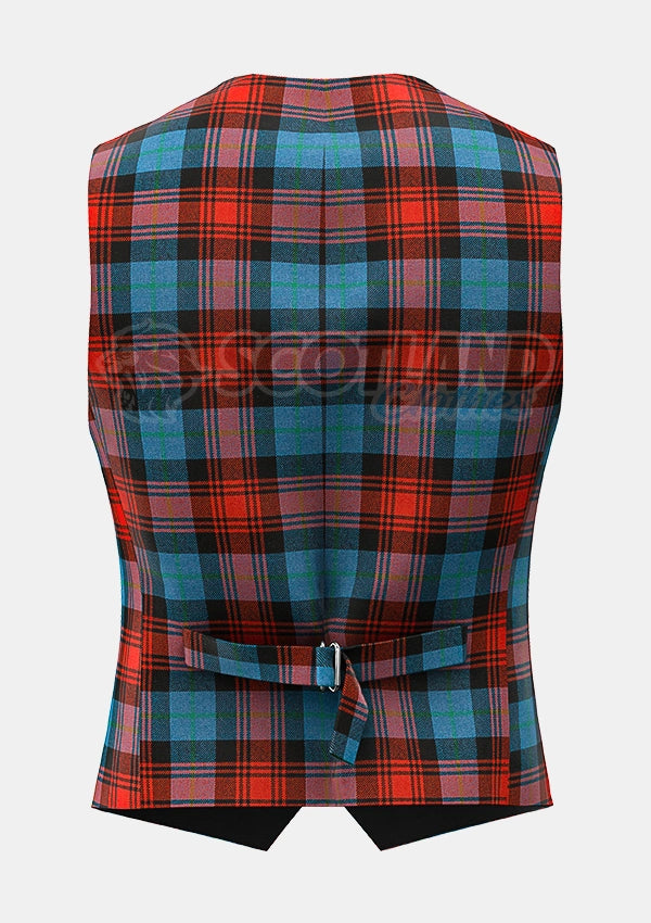 Custom Made Maclachlan ancient tartan Waistcoat