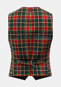 Custom Made Maclachlan old modern tartan Waistcoat