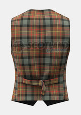 Custom Made Maclaren weathered tartan Waistcoat
