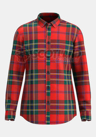 Custom Made Maclean of duart ancient tartan Shirt