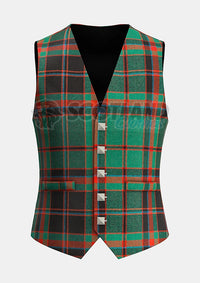 Custommade Cuming Hunting Axcient Tartan Waistcoat