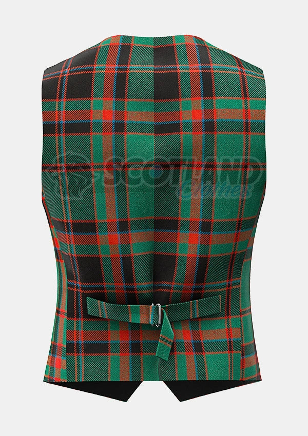 Custommade Cuming Hunting Axcient Tartan Waistcoat