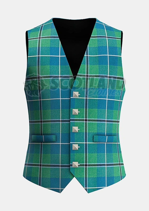 Custommade Dauglas Axcient Tartan Waistcoat