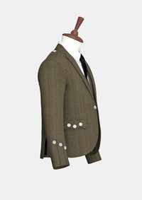 Dark_Olive_Green_Tweed_Argyle_Jacket_right_image