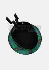Davidson Tartan Balmoral Hat Back Side