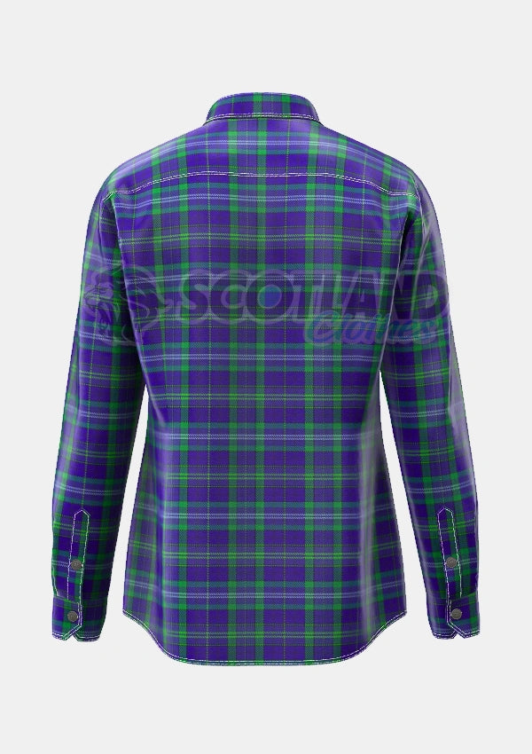 Davies Tartan Shirt Back