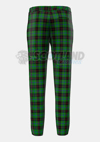Douglas, Black Tartan Trouser Back