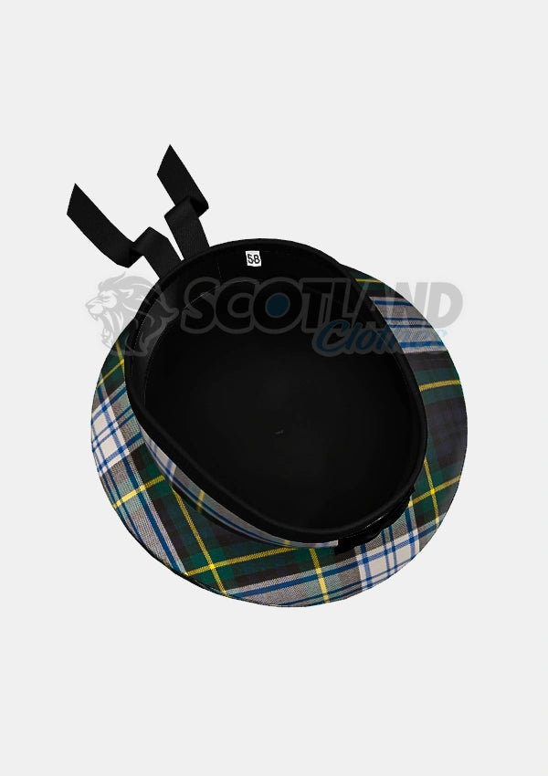 Dress Gordon Tartan Balmoral Hat Back Side