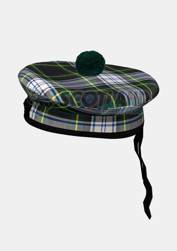 Dress Gordon Tartan Balmoral Hat Front Side