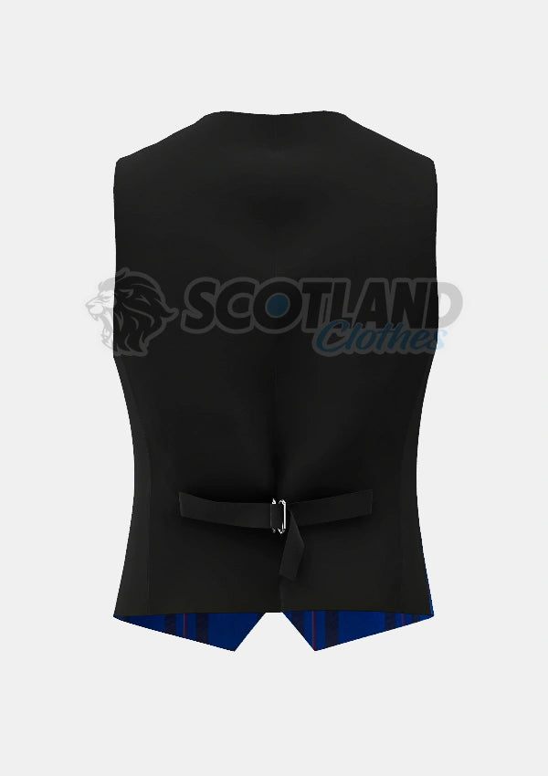 Elliot Tartan Waistcoat Back