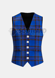 Elliot Tartan Waistcoat Front