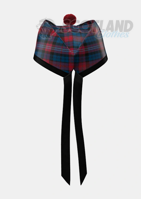 Evans Tartan Glengarry Hat Back