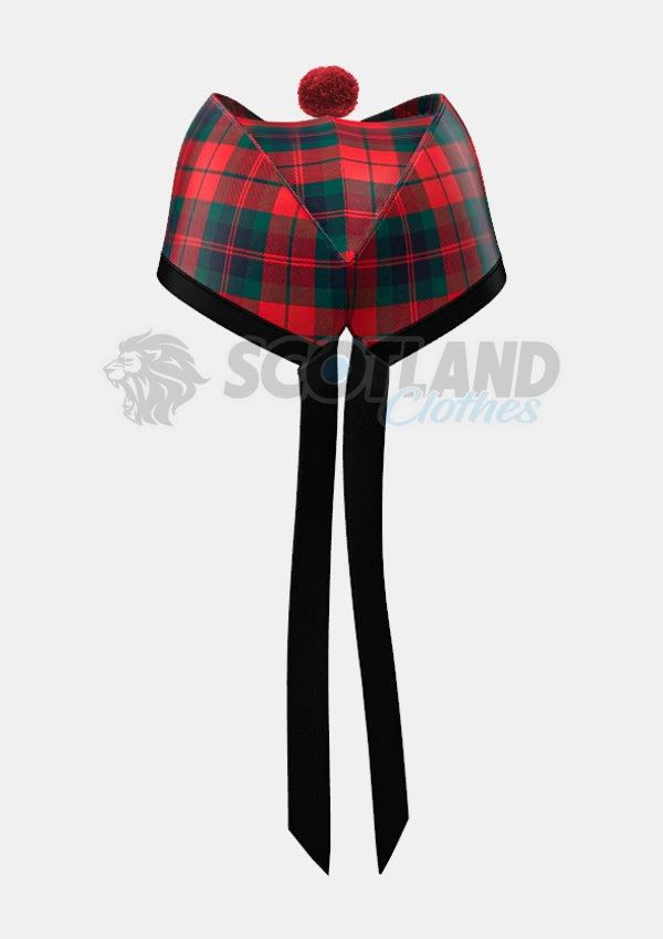 Fraser Tartan Glengarry Hat Back