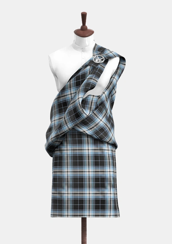 Glasgow Warriors Tartan Great Kilt Front