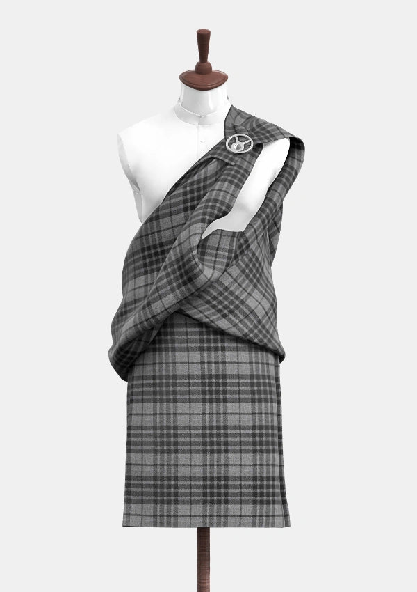 Grey Watch Tartan Great Kilt