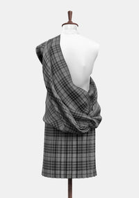 Grey Watch Tartan Great Kilt Back