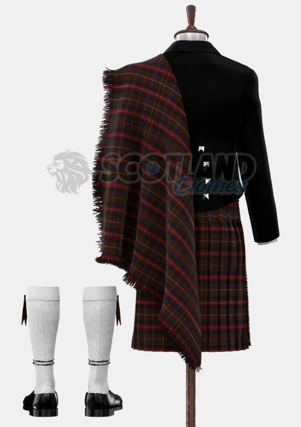 Griffiths of Wales Tartan Prince Charlie Outfit