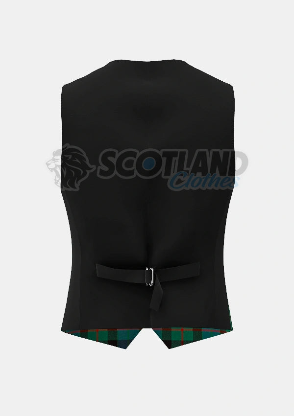 Gunn Tartan Waistcoat Back