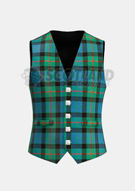 Gunn Tartan Waistcoat Front