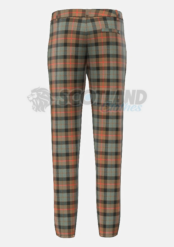 Custom Made Gunn Weathered Tartan Trouser