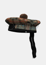 Gunn Weathered Tartan Balmoral Hat