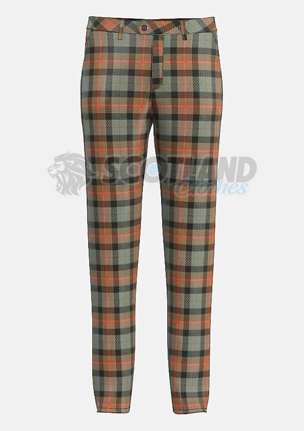Custom Made Gunn Weathered Tartan Trouser