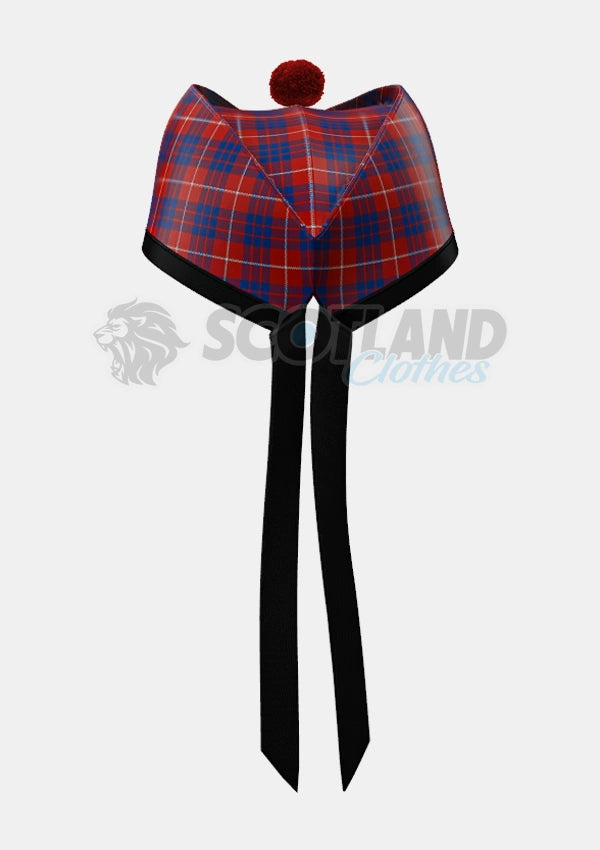 Hamilton Tartan Glengarry Hat Back