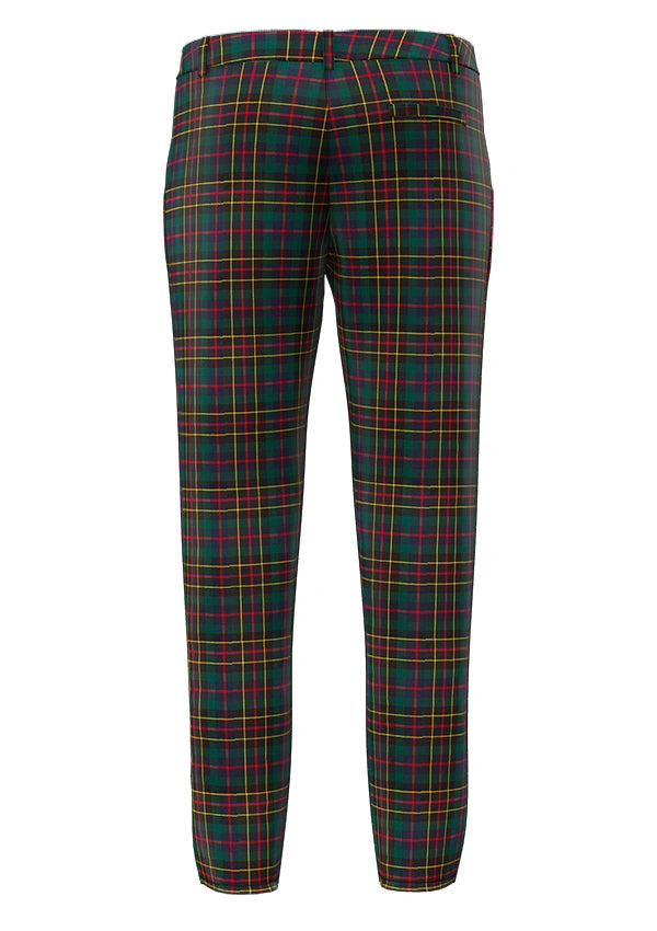 Hand Made Brodie Hunting Modern Tartan Trouser Back