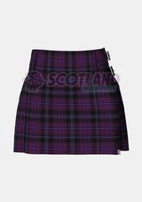 Purple Women Tartan Kilt