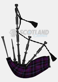 Handmade Purple Tartan Bagpipe