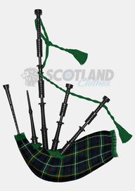 Handmade Campbell of Argyll Modern Tartan Bagpipe