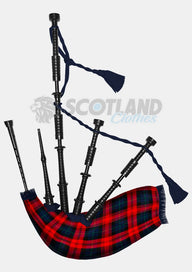 Handmade Maclachlan modern tartan Bagpipe