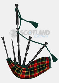 Handmade Maclachlan old modern tartan Bagpipe