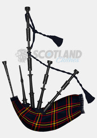 Handmade Maclain of lochbuie hunting tartan Bagpipe