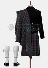 Hebridean Heather Tartan Prince Charlie Outfit